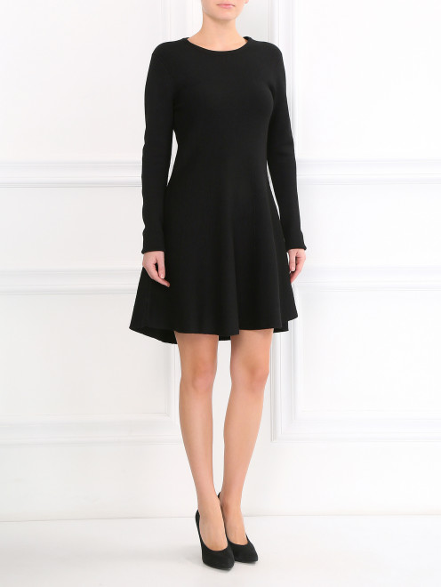 Платье из смешаного шелка DKNY - Модель Общий вид