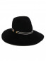 Шляпа из шерсти с декоративной отделкой Eugenia Kim  –  Общий вид