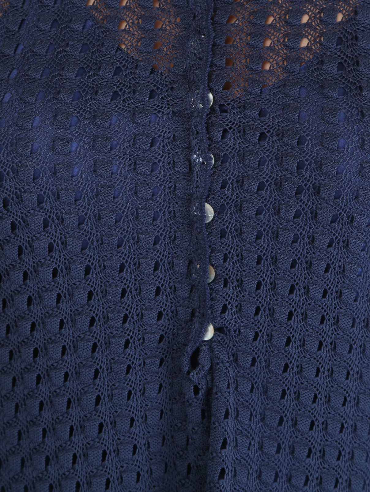 Трикотажное платье свободного кроя Valery Prestige  –  Деталь  – Цвет:  Синий