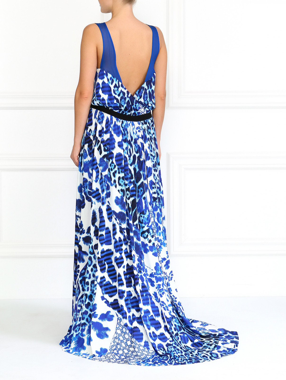 Платье с анималистичным принтом Just Cavalli  –  Модель Верх-Низ1  – Цвет:  Узор