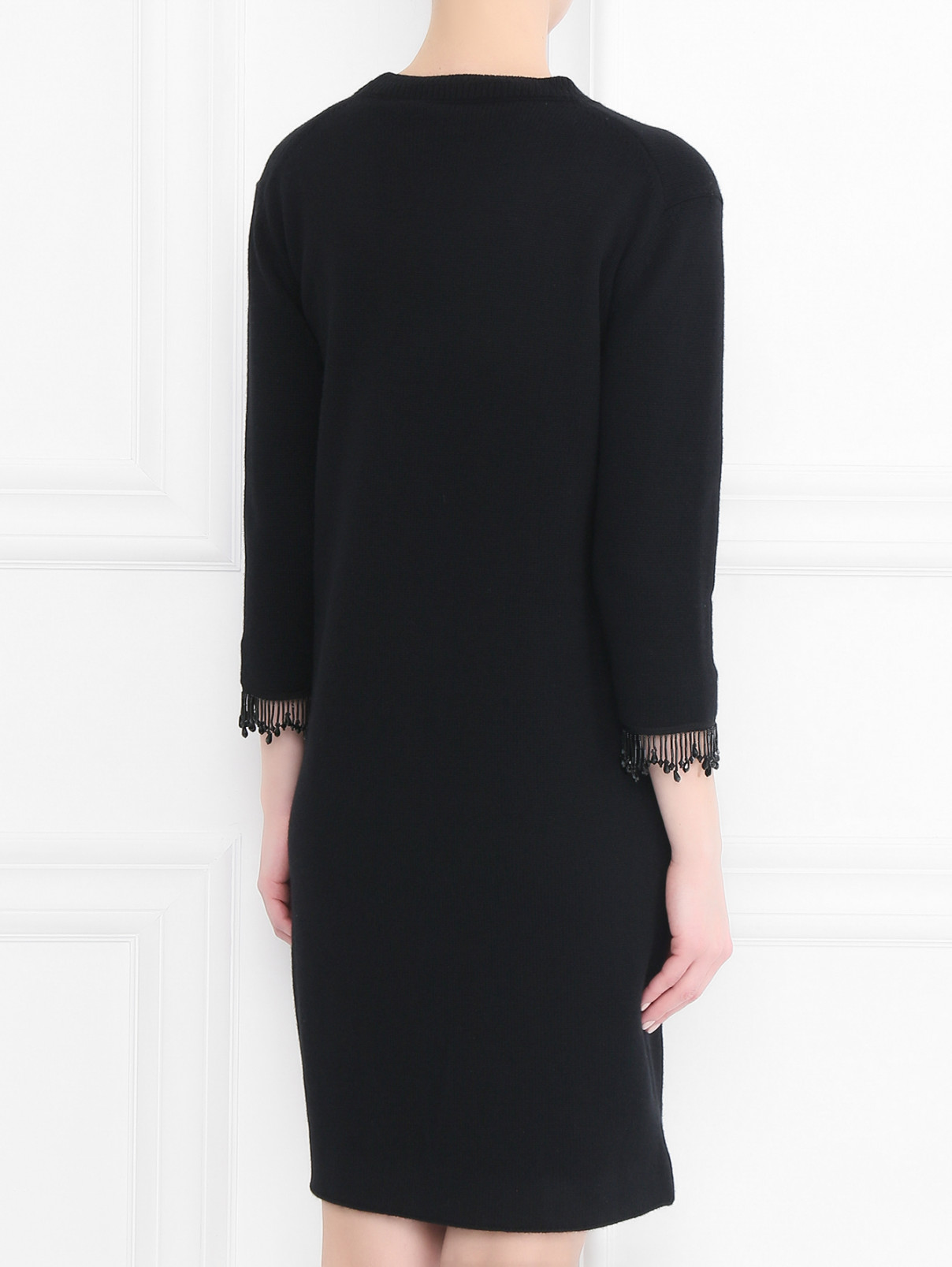 Трикотажное платье из шерсти и кашемира Marc Jacobs  –  МодельВерхНиз1  – Цвет:  Черный