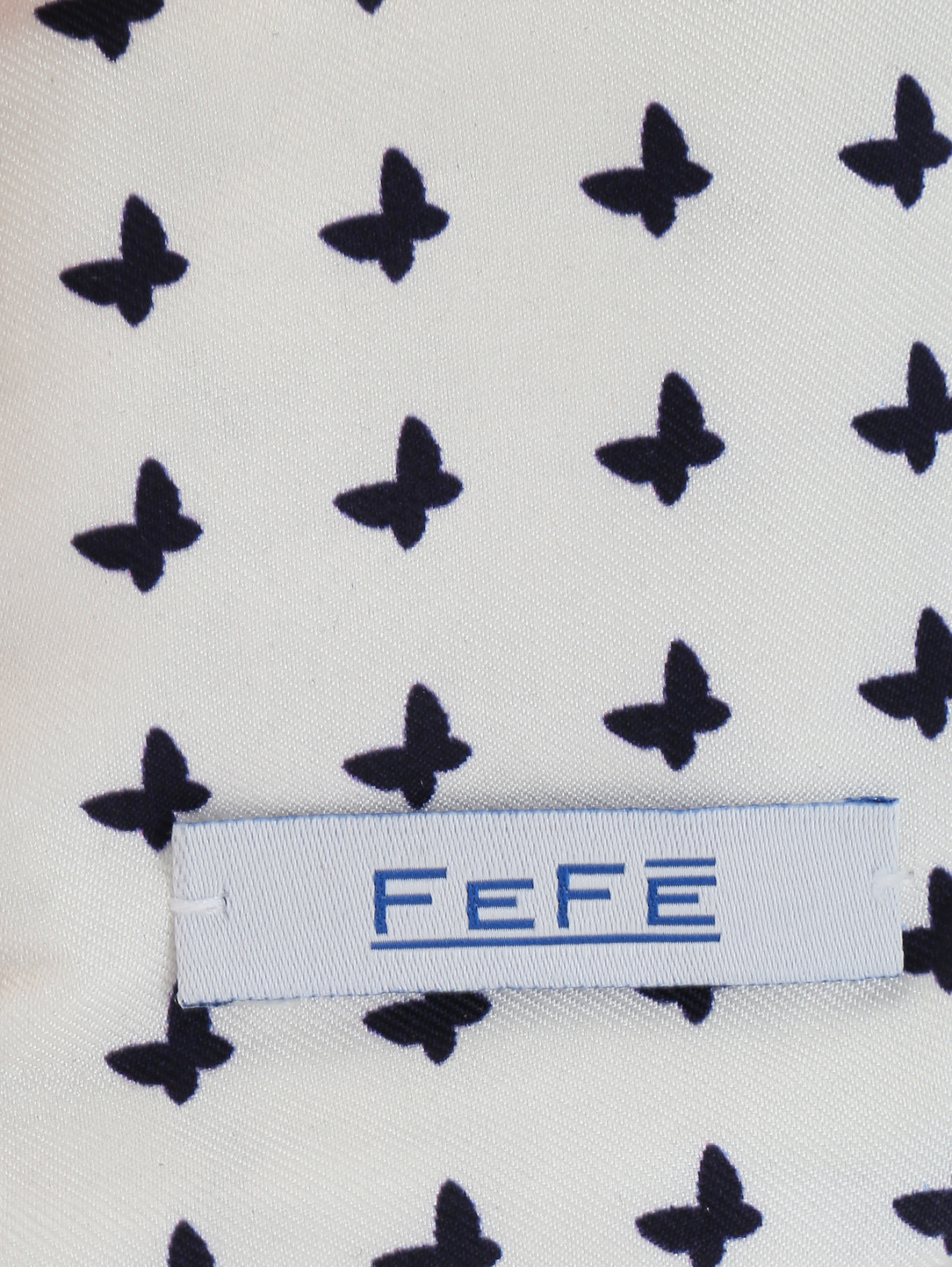 Чехол для IPhone из шелка с узором Fefe  –  Деталь  – Цвет:  Белый