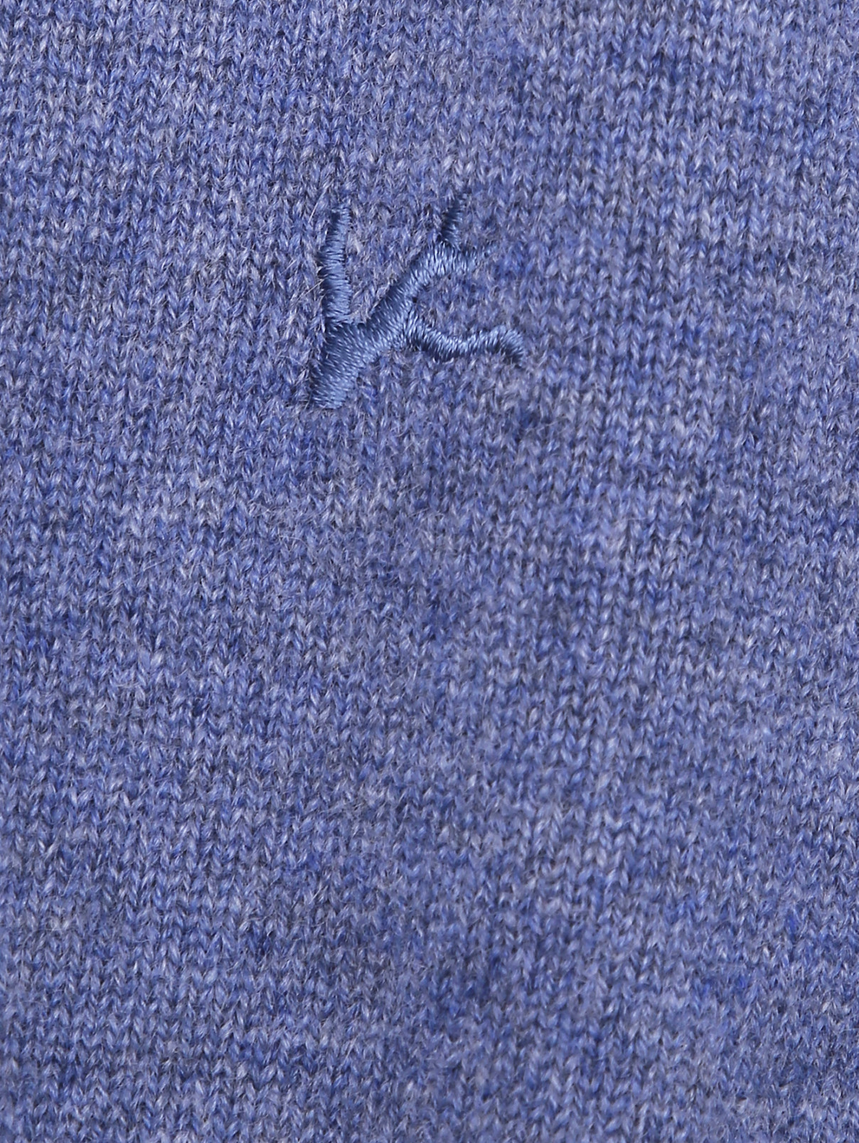 Джемпер из кашемира с круглым вырезом Isaia  –  Деталь  – Цвет:  Синий