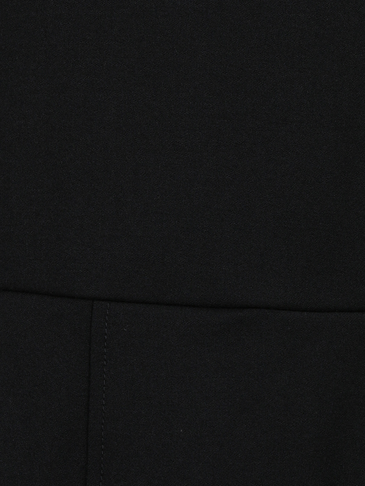 Платье-мини из шерсти с декоративной молнией Marc by Marc Jacobs  –  Деталь1  – Цвет:  Черный