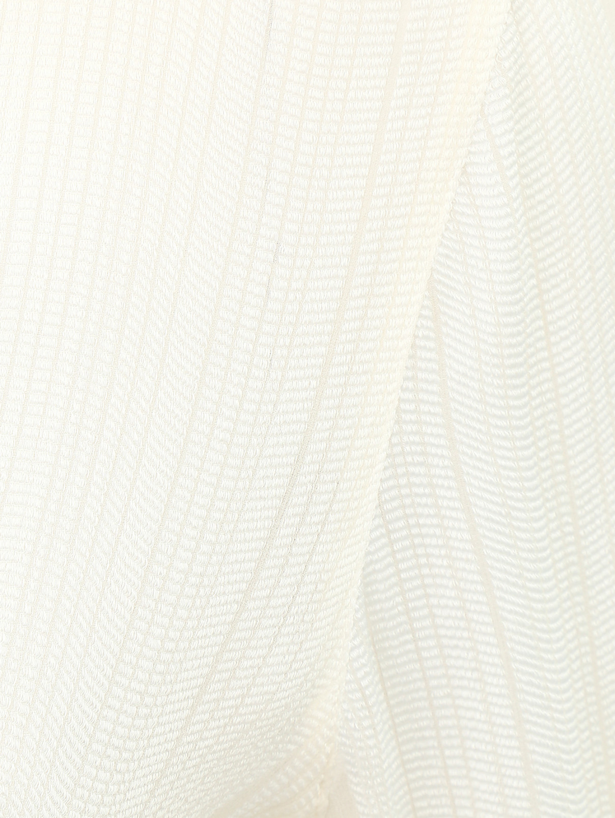 Блуза из смесового шелка с бантом Akris  –  Деталь1  – Цвет:  Белый