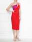 Платье-футляр с контрастной отделкой Cushnie et Ochs  –  МодельОбщийВид