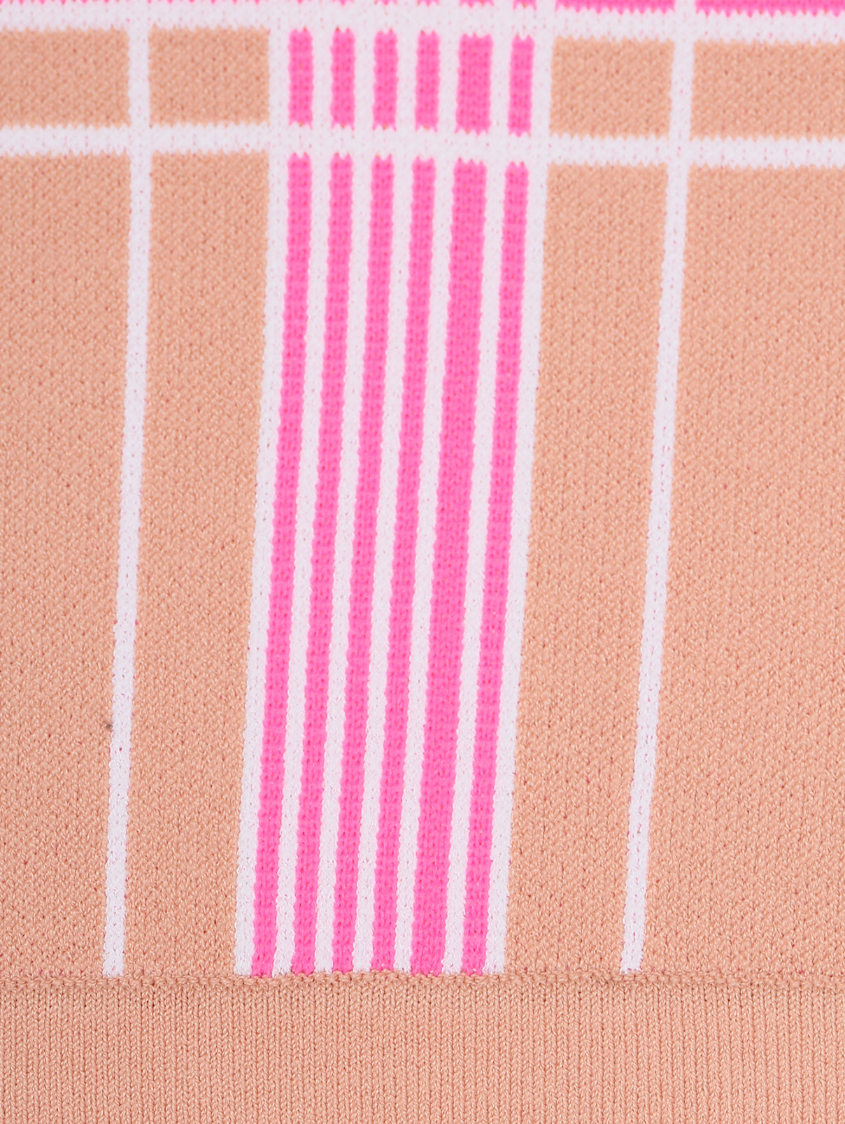 Трикотажная юбка с узором Essentiel Antwerp  –  Деталь  – Цвет:  Бежевый