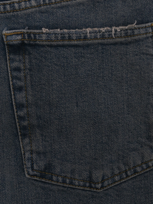 Широкие джинсы из смешанного хлопка - Деталь