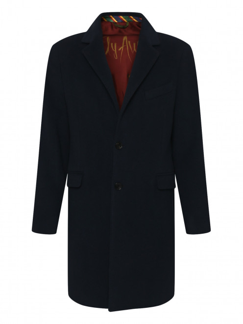 Классическое однобортное пальто из шерсти и кашемира - Общий вид