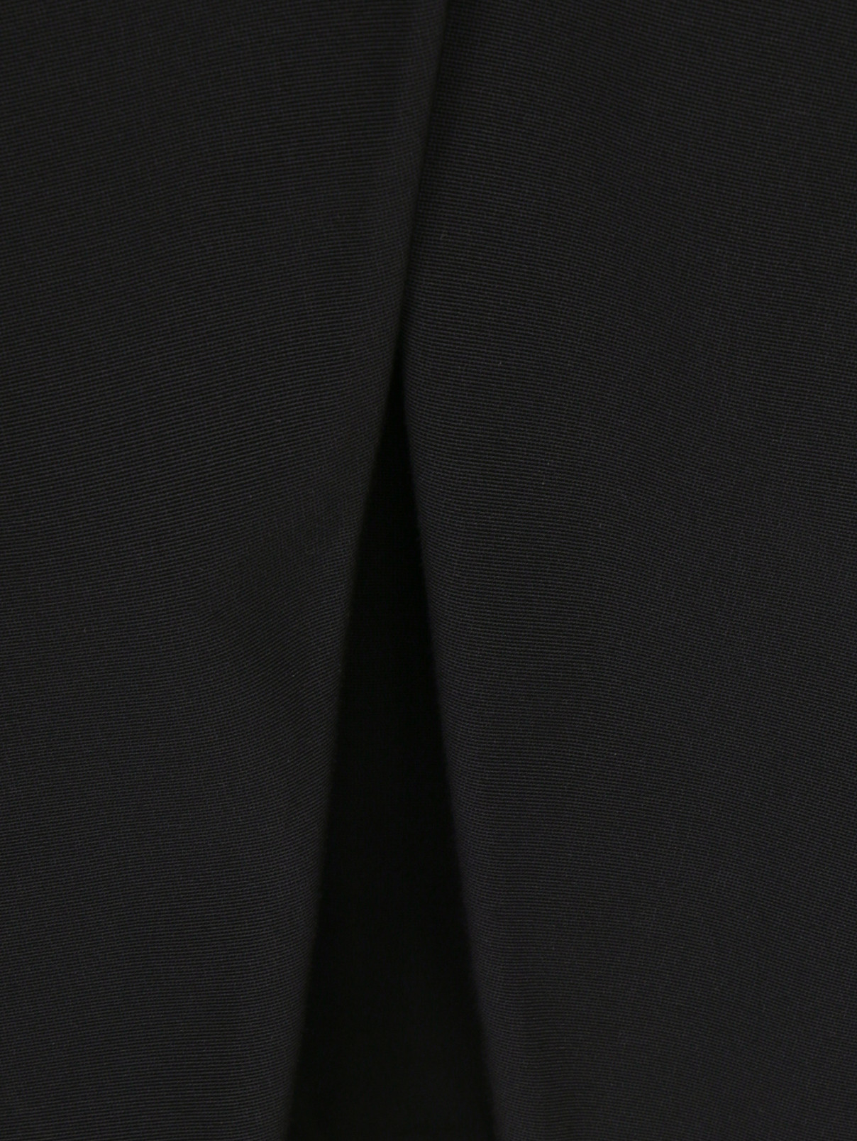 Юбка из смешанного хлопка со встречными складками MC Alexander McQueen  –  Деталь  – Цвет:  Черный