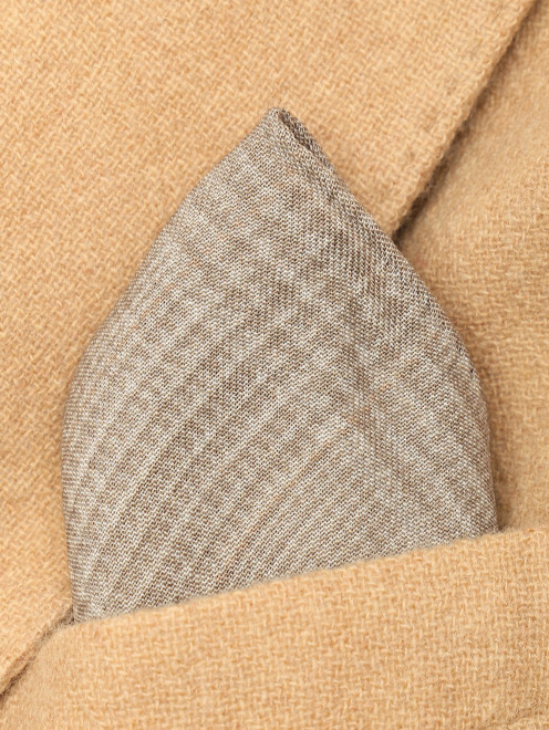 Платок карманный из шерсти с узором  Eton - МодельВерхНиз