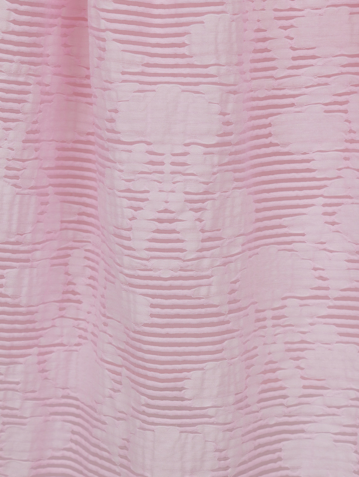 Юбка-миди из фактурного смешанного хлопка Twisty Parallel Universe  –  Деталь1  – Цвет:  Розовый