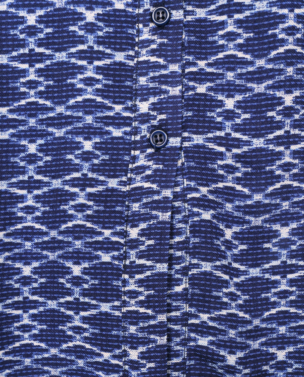 Блуза с узором MKT Studio  –  Деталь1  – Цвет:  Синий