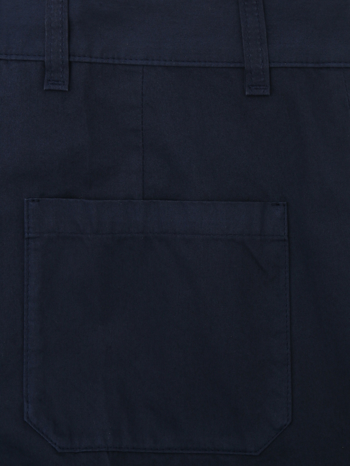 Брюки из хлопка с боковыми карманами Aspesi  –  Деталь  – Цвет:  Синий