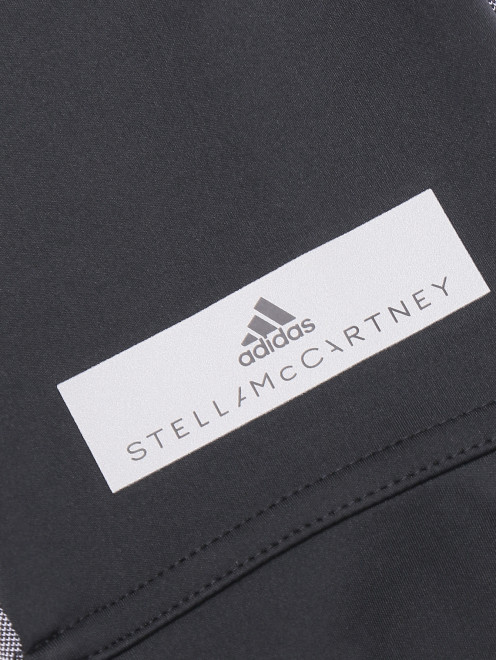 Комбинированные легинсы на резинке с логотипом adidas by Stella McCartney - Деталь